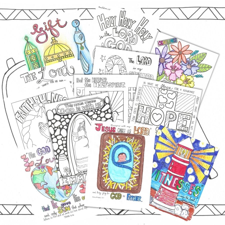 The Wise Men Journey Christmas Coloring Pages